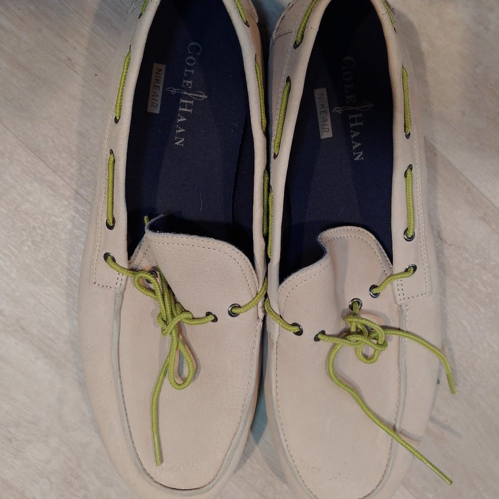 Cole Haan Men's Air Mason Camp Moc Ivory Garden Gr